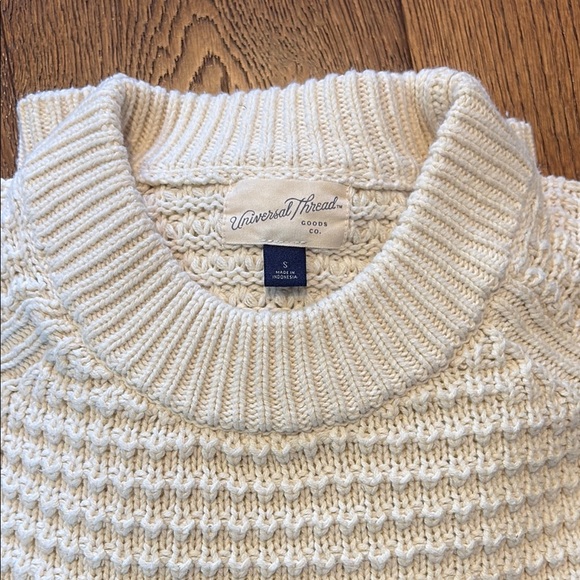 Universal Thread Cream Textured Sweater - Picture 6 of 6
